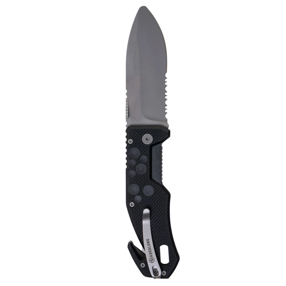 AQUALUNG TACTICAL RESCUE KNIFE Couteau Pliable De Plongée Sous Marine 1 AQUALUNG TACTICAL RESCUE KNIFE Couteau Pliable De Plongée Sous Marine