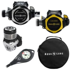 AQUALUNG Pack Détendeur LEGEND 3 ELITE DIN Avec Octopus, Mano Et Sac