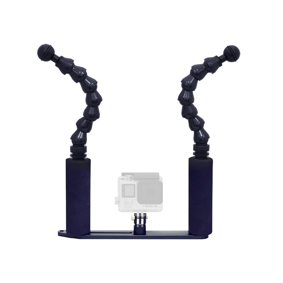 BIGBLUE FLEXIARM GP TRAY Platine Double Avec Bras Flexible 1 BIGBLUE FLEXIARM GP TRAY Platine Double Avec Bras Flexible