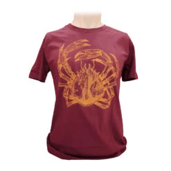 L'ARAIGNEE T-Shirt ARAIGNEE DE MER Bordeaux