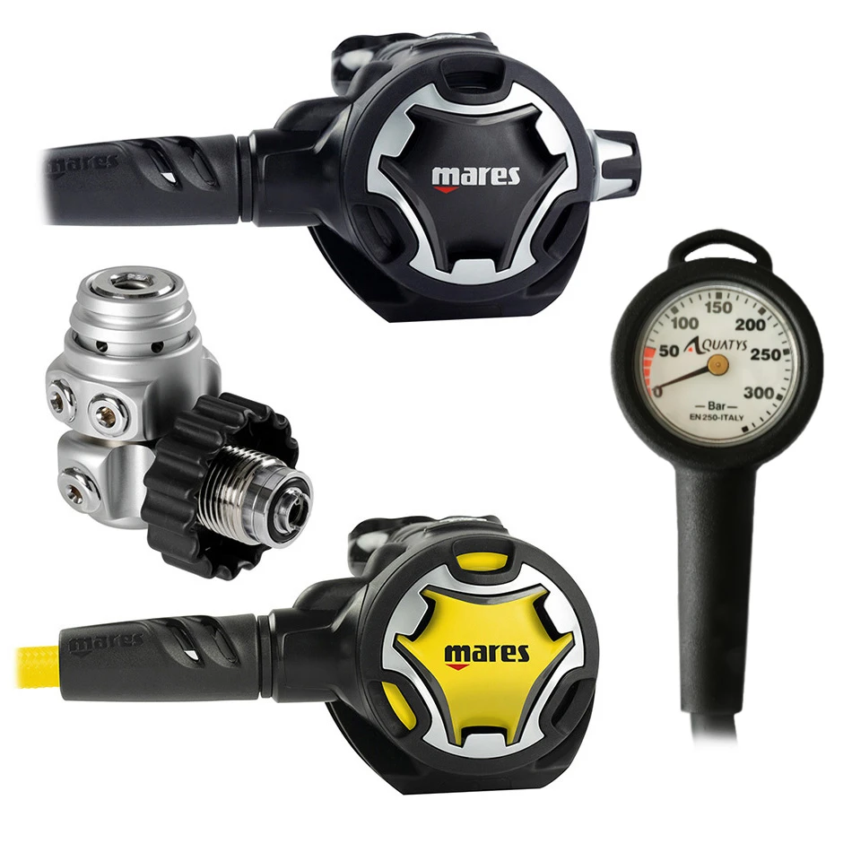 MARES PACK DETENDEUR DUAL ADJ 62X Avec Octopus DUAL Et Manomètre 350 B 1 MARES PACK DETENDEUR DUAL ADJ 62X Avec Octopus DUAL Et Manomètre 350 B