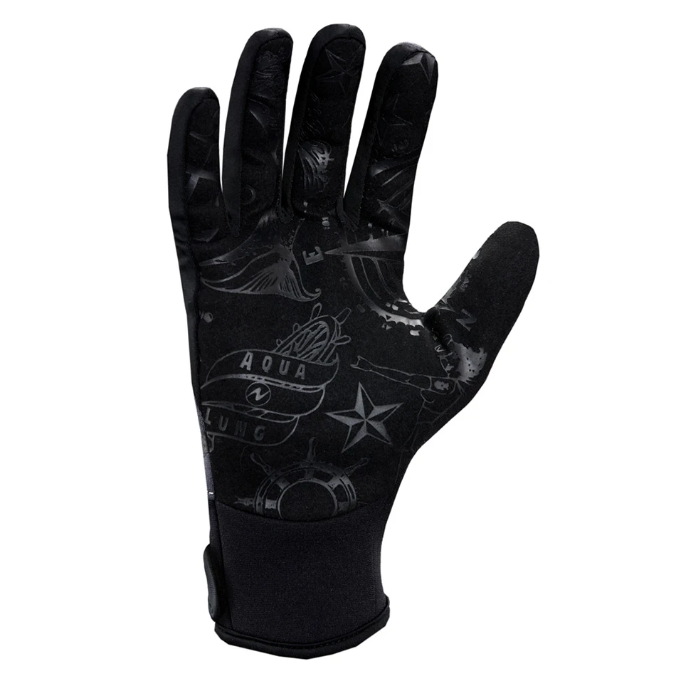 AQUALUNG ADMIRAL III Noir/gris Gants Homme 3 AQUALUNG ADMIRAL III Noir/gris Gants Homme – Image 3