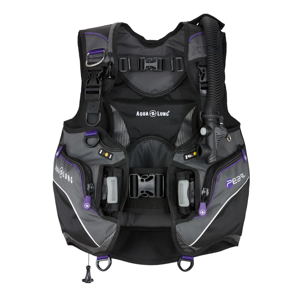 AQUALUNG PEARL NOIR/TWILIGHT Gilet Stabilisateur Pour Femme 1 AQUALUNG PEARL NOIR/TWILIGHT Gilet Stabilisateur Pour Femme